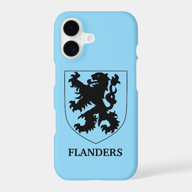 Flanders Lion Graphic Design Art (Back)