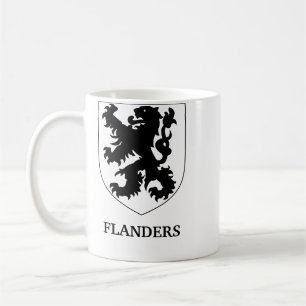 Flanders Lion Graphic Design Art Coffee Mug