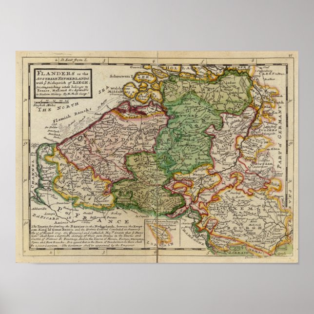 Flanders or the Austrian Netherlands Poster (Front)