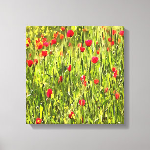 Flanders Poppies Canvas Print