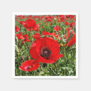 Flanders Poppy Napkins