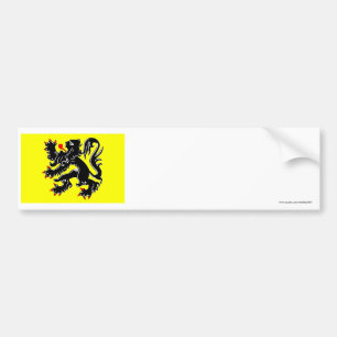 Flanders Region Flag Bumper Sticker