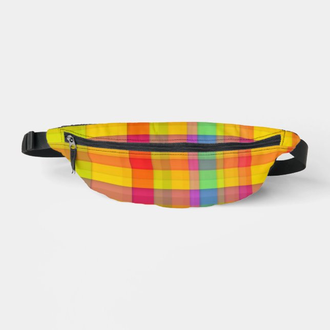 flannel  bum bags (Front)