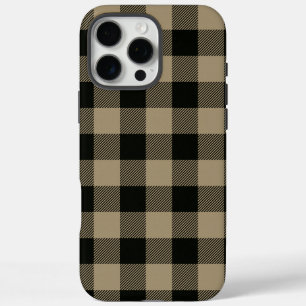 Flannel chequerboard rustic/vintage  iPhone 16 pro max case