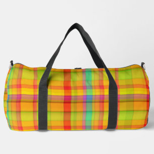 flannel duffle bag