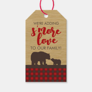 Flannel Mama Bear S'more Love Favour Tags