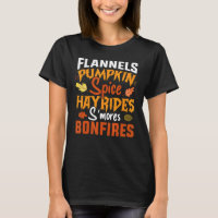 Flannel Pumpkin Spice Hayrides Bonfires Fall Autum