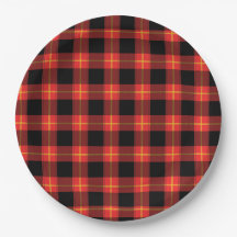 Flannel Red Buffalo Plaid Pattern Fall Autumn Art