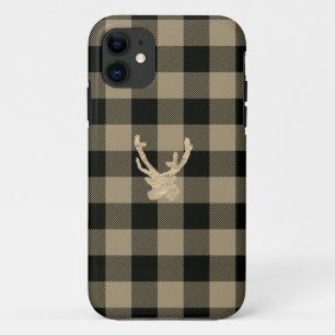 Flannel Reindeer iPhone case