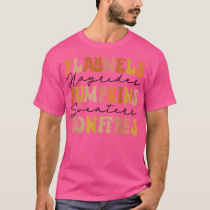 Flannels Hayrides Pumpkins Sweaters Bonfires Retro