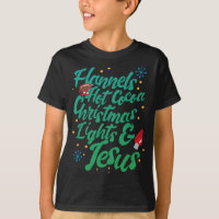 Flannels Hot Cocoa Christmas Lights And Jesus