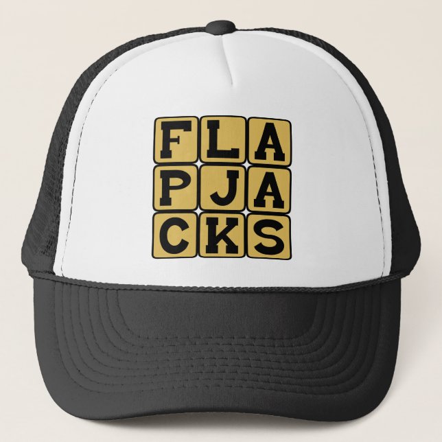 Flapjacks, Pancakes Trucker Hat (Front)