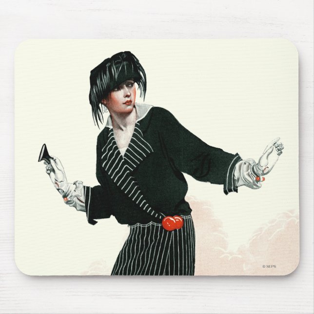 Flapper and Roadster Mouse Mat (Front)