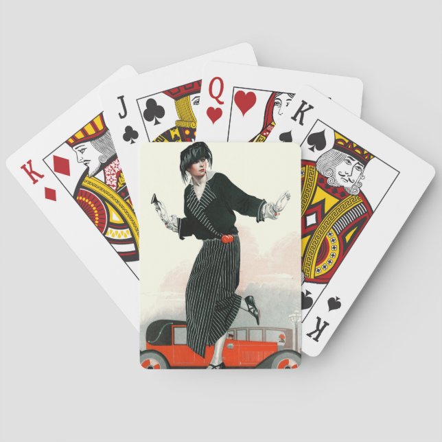 Flapper and Roadster Playing Cards (Back)