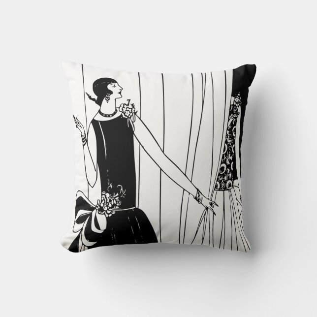 Flapper Beauty Cushion (Front)