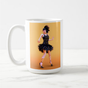 Flapper Dancing Vintage Coffee Mug