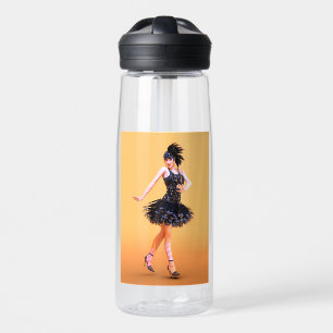 Flapper Dancing Vintage Water Bottle