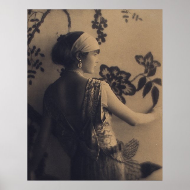 Flapper Fashion - 1920s Dress and Hair Style Poster (Front)