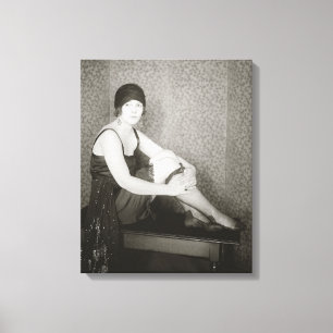 Flapper Fashion, 1922 Canvas Print