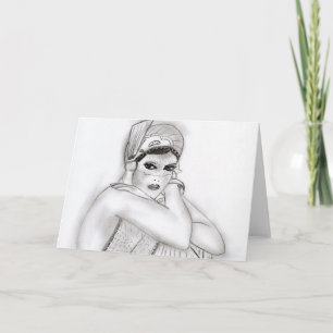Flapper Girl Card