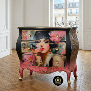 Flapper Glam with Pearls Decoupage Tissue Paper