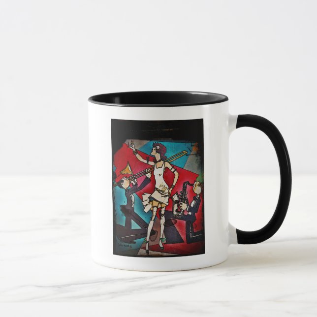 Flapper in a Jazz Band Mug (Right)