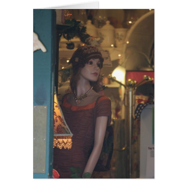 Flapper Mannequin card (Front)