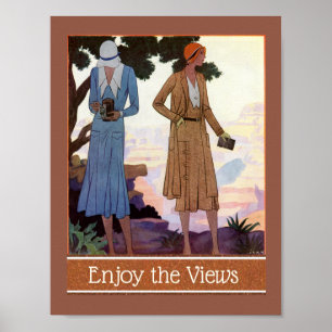 Flapper Photographer, Enjoy the View Poster