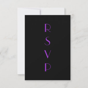 Flapper RSVP in Purple