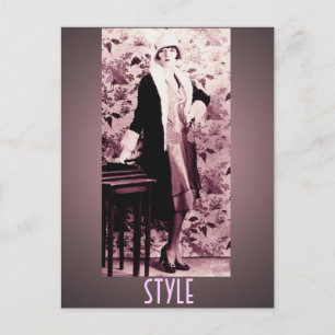 Flapper Style Postcard