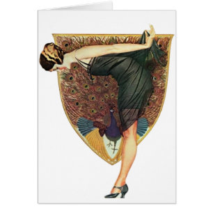 Flapper with Peacock Emblem