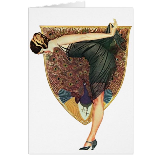 Flapper with Peacock Emblem (Front)