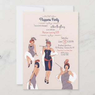 Flappers Party Invitation