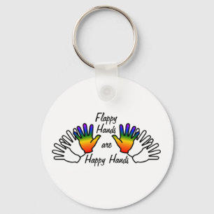 Flappy Hands Key Ring