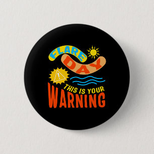 Flare Day Complex Regional Pain Syndrome Awareness 6 Cm Round Badge