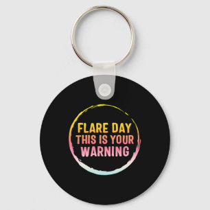 Flare Day Complex Regional Pain Syndrome Awareness Key Ring
