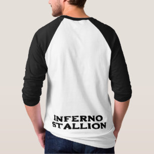 Flare Gallop: Orange Horse with Inferno Mane T-Shirt