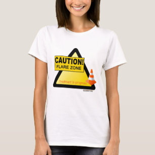 Flare zone orange cone t-shirt