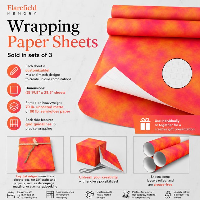 Flarefield Memory Wrapping Paper Sheet (Creator Uploaded)