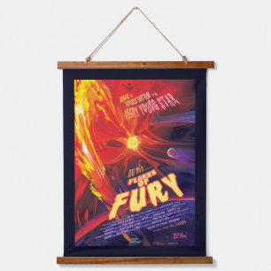 Flares Of Fury Poster, Au Microscopii. Hanging Tapestry