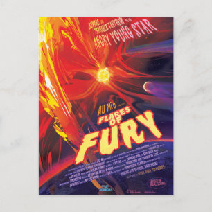 Flares Of Fury Poster, Au Microscopii. Postcard