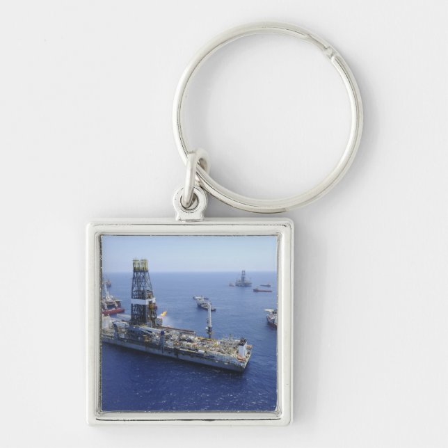 Flaring operations conducted by the drillship key ring (Front)