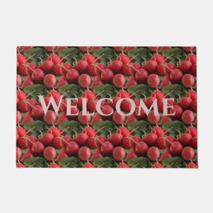 Flaring Red Radish Bunch Doormat