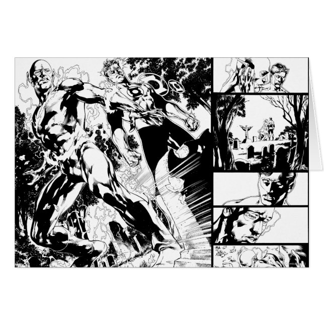 Flash and Green Lantern Panel 2 (Front Horizontal)