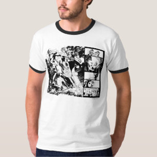 Flash and Green Lantern Panel 2 T-Shirt