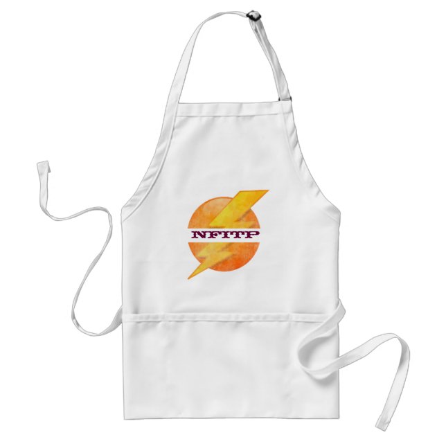 Flash ball Frenzy Custom Name Adult Pocket Apron (Front)