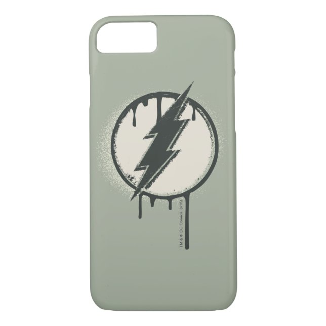 Flash Bolt Paint Grunge Case-Mate iPhone Case (Back)