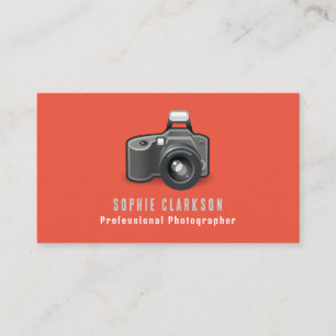 Flash Camera Icon, Photographer, Photography Business Card