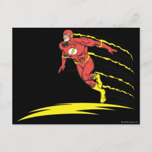 Flash Leaps Left Postcard