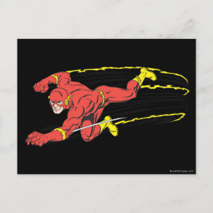 Flash Lunges Left Postcard